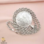 گردنبند نقره شمایل حضرت علی مدل NSM N49
