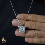 گردنبند نقره طرح تاج مدل NSM N52