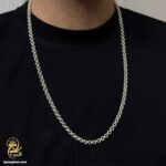 زنجیر نقره سنگین مردانه مدل NSM N53