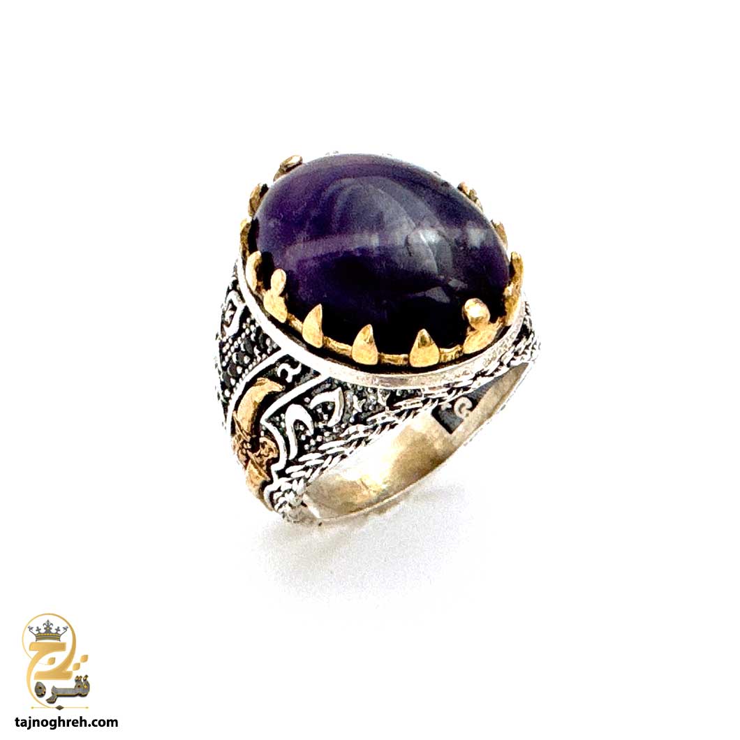 men-silver-ring-rsm-k109 انگشتر نقره مردانه خاص مدل RSM K109