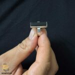 انگشتر نقره مردانه با سنگ آمیتیست مدل RSM K113
