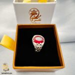 انگشتر نقره مردانه یاقوت سرخ اصل مدل RSM K114