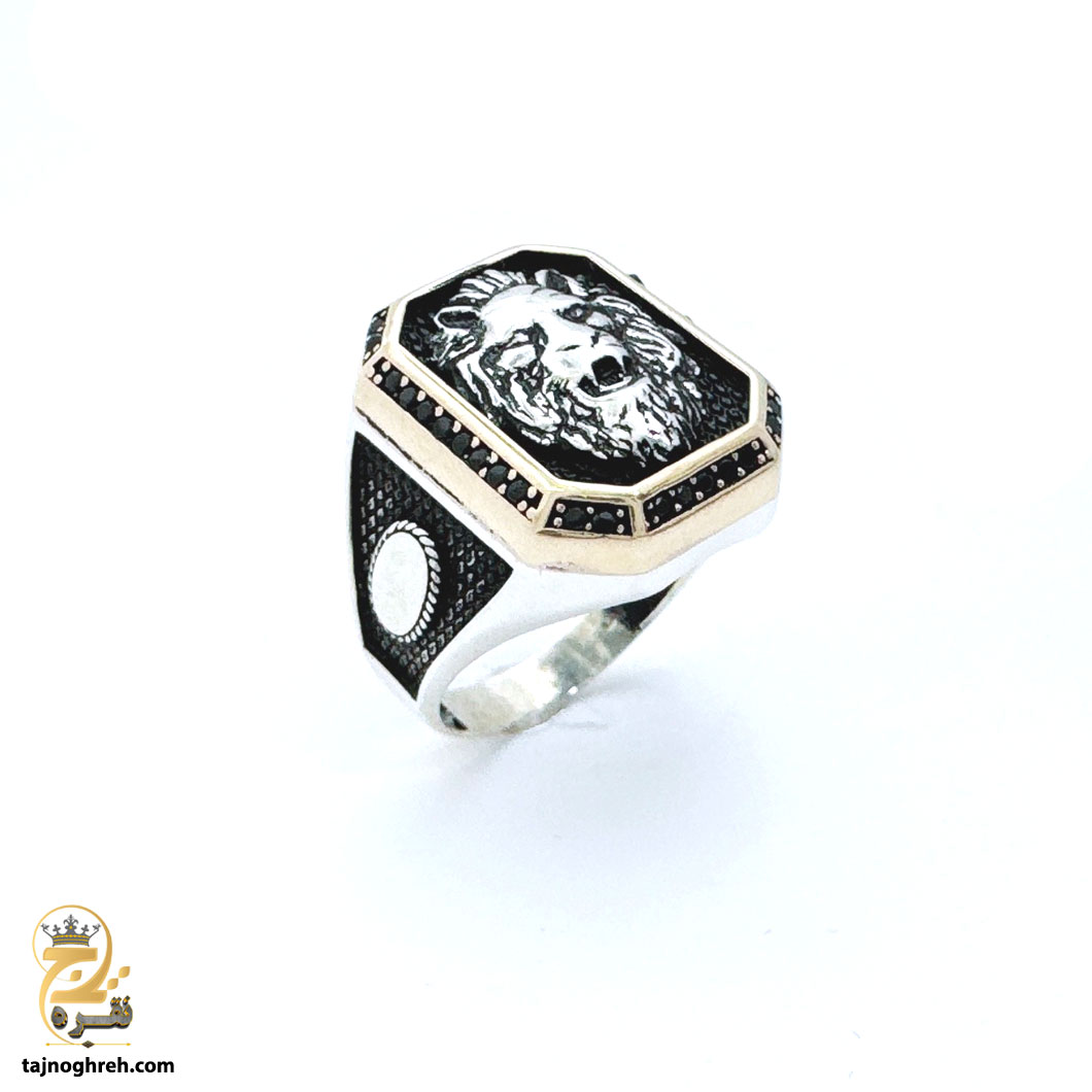 men-silver-ring-rsm-k118 انگشتر مردانه اسپرت مدل RSM K118