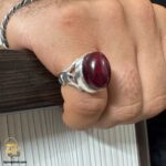 انگشتر عقیق مردانه مدل RSM K120