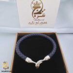خرید دستبند امگا نقره مردانه مدل BSM B86