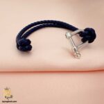 دستبند نقره امگا مردانه مدل BSM B90