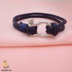 دستبند امگا نقره مردانه مدل BSM B91