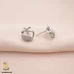 گوشواره نقره زنانه طرح سیب مدل ESW E71 IMAGE4