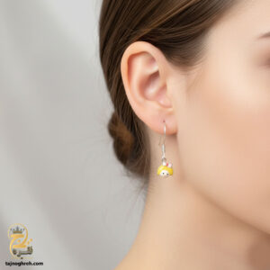 گوشواره نقره دخترانه طرح عروسکی مدل ESW E72