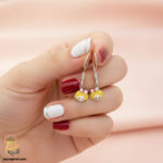 گوشواره نقره دخترانه طرح عروسکی مدل ESW E72 IMAGE1