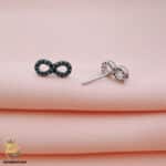 گوشواره نقره زنانه طرح بی نهایت مدل ESW E79 IMAGE2