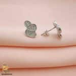 گوشواره نقره زنانه فانتزی شیک مدل ESW E80 IMAGE2