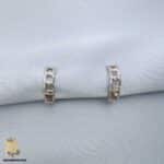 گوشواره نقره زنانه حلقه ای کارتیه مدل ESW E81 IMAGE2