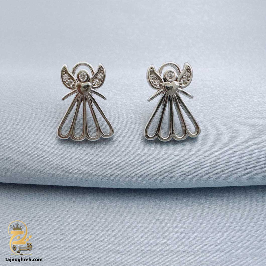 silver-earrin-esw-e83-0 گوشواره نقره زنانه مدل ESW E83