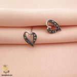 گوشواره نقره زنانه طرح قلب ظریف مدل ESW E86 IMAGE2