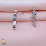 گوشواره نقره مجلسی مدل ESW E88