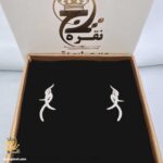 گوشواره نقره مجلسی مدل ESW E88