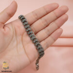 دستبند نقره پهن زنانه مدل DSW D53