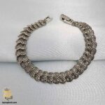 دستبند نقره زنانه پهن مدل DSW D53