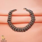 دستبند نقره زنانه پهن مدل DSW D53