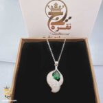 گردنبند نقره نگین دار دخترانه مدل ZSW Z41
