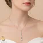 گردنبند نقره زنانه شیک مدل ZSW Z46