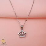 گردنبند نقره طرح تاج مدل ZSW Z48