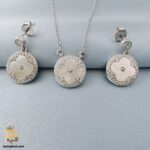 نیم ست نقره زنانه طرح ونکلیف مدل NSW N5 IMAGE1