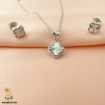 نیم ست نقره ظریف دخترانه مدل NSW N7