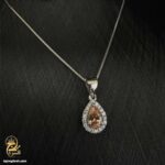 نیم ست نقره زنانه نگین دار اشکی مدل NSW N8 IMAGE3