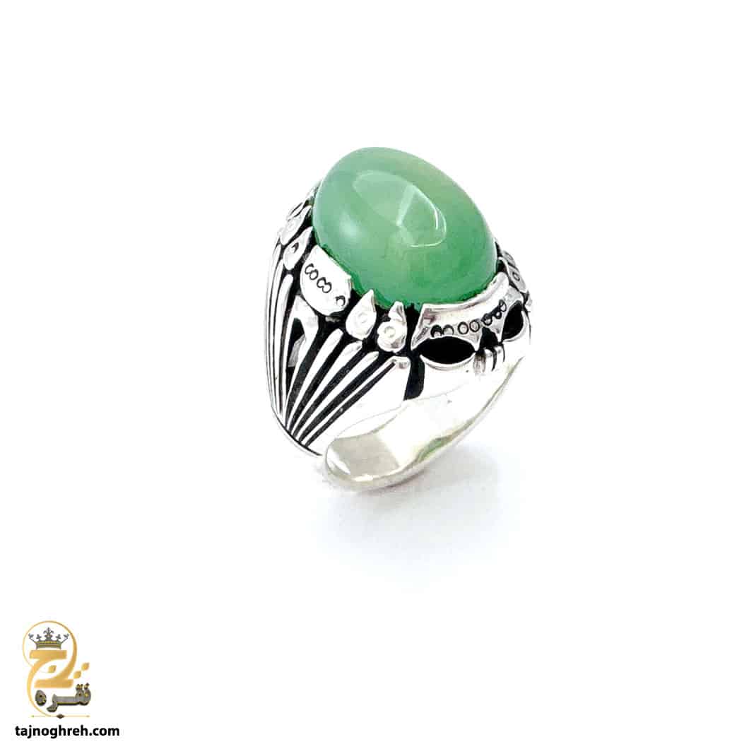 handmade-men-ring-hsr-m36 انگشتر نقره دست ساز عقیق مدل HSR M36