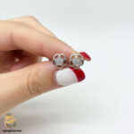 گوشواره نقره زنانه طرح ونکلیف مدل ESW E74 IMAGE5