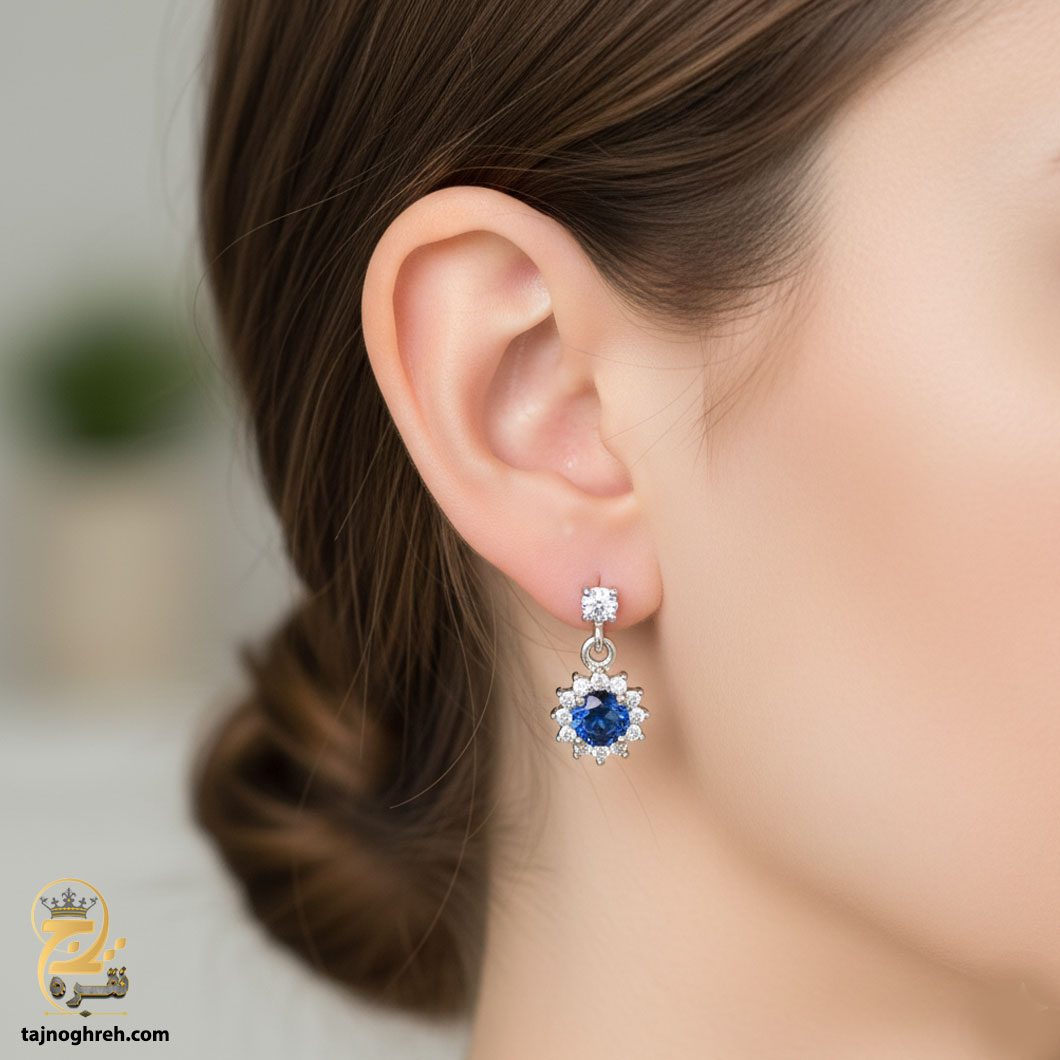 silver-earrin-esw-e75-4-1 گوشواره نقره آویز مدل ESW E75