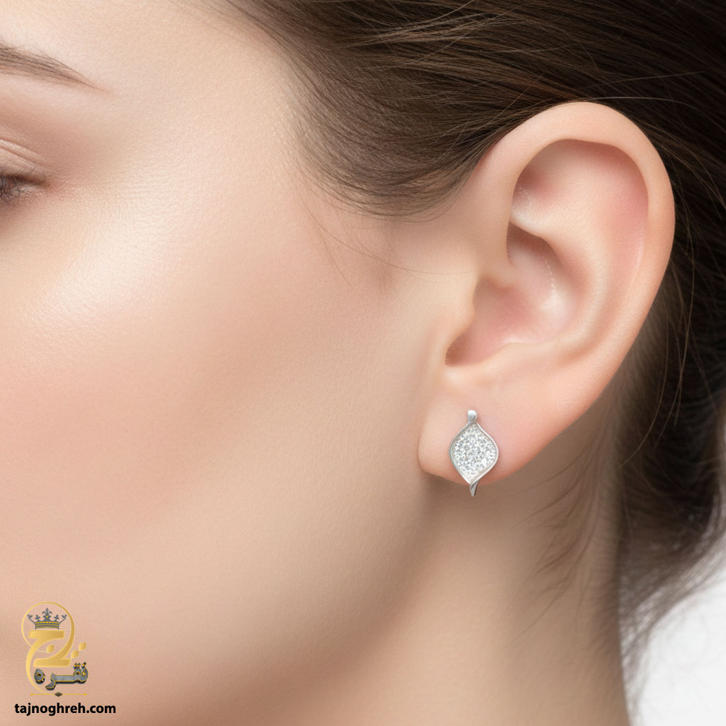 silver-earrin-esw-e78-0- گوشواره نقره زنانه مدل ESW E78