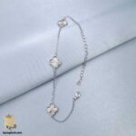 دستبند ونکلیف نقره زنانه مدل DSW D54