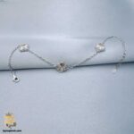 دستبند نقره زنانه ونکلیف مدل DSW D54