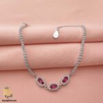 دستبند نقره زنانه تنیسی مدل DSW D56