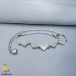 دستبند نقره دخترانه زیبا مدل DSW D57