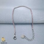 دستبند نقره ظریف زنانه مدل DSW D58