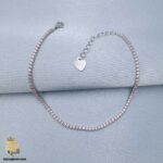 دستبند نقره زنانه ظریف مدل DSW D58