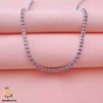 دستبند نقره تنیسی زنانه ظریف مدل DSW D58
