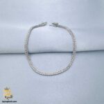 دستبند نقره نگین دار زنانه مدل DSW D60