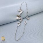 دستبند نقره زنانه طرح پروانه مدل DSW D61