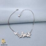 دستبند نقره زنانه شیک مدل DSW D61