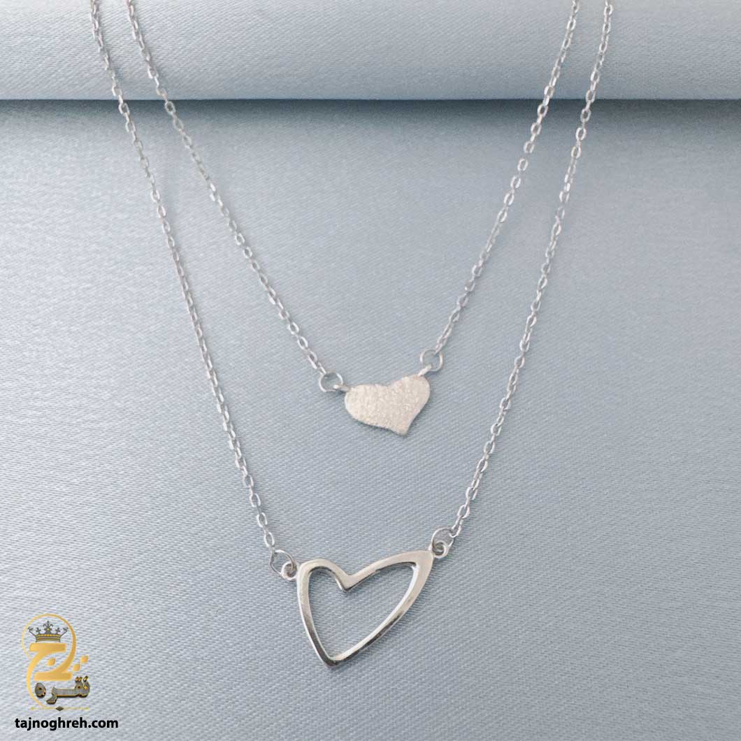 women-silver-necklace-sw-z50 گردنبند نقره زنانه شیک مدل ZSW Z50