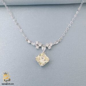 گردنبند نقره زنانه نگین دار مدل ZSW Z52