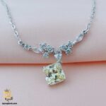 گردنبند نقره نگین دار دخترانه مدل ZSW Z52