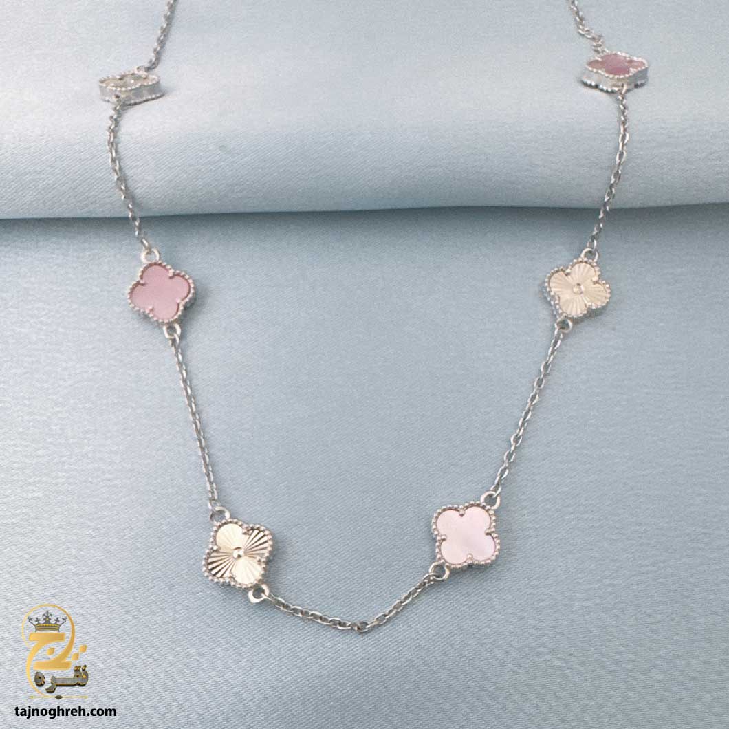 women-silver-necklace-sw-z53 گردنبند نقره زنانه ونکلیف مدل ZSW Z53