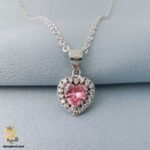 گردنبند نقره زنانه نگین دار مدل ZSW Z54