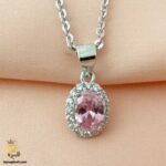 گردنبند نقره نگین دار دخترانه مدل ZSW Z58